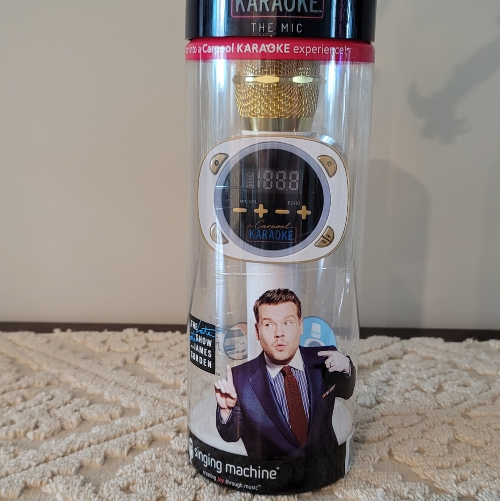 James Corden - Carpool Karaoke Mic! LIKE NEW - Picture 2 of 7